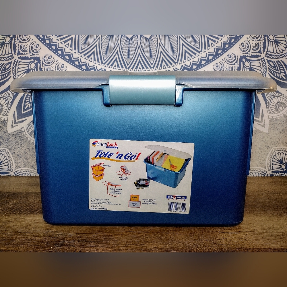 Homz Letter And Legal Tote N Go